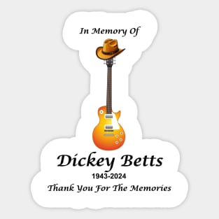 Dickey Betts Sticker